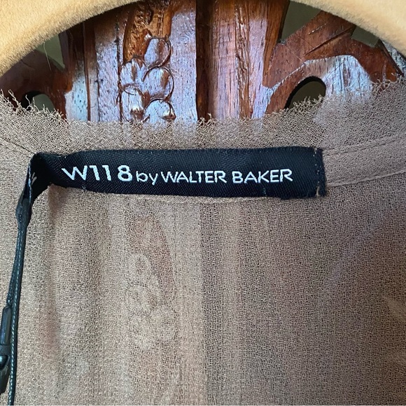 W118 BY WALTER BAKER BEADED ALLIE TOP BEIGE SIZE MEDIUM - Picture 4 of 8